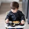 Picture of Bumkins Disney Bibs, Baby and Toddler Girls and Boys 6-24 Months, Long Sleeve, Essential Must Have for Eating, Feeding, Mess Saving Lightweight Waterproof Fabric Sleeved Smock, Mickey Mouse Icon