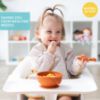 Picture of Bumkins Sleeved Bib for Girl or Boy, Baby and Toddler for 6-24 Mos, Essential Must Have for Eating, Feeding, Baby Led Weaning Supplies, Long Sleeve Mess Saving Food Catcher, Soft Fabric, Boho Beige
