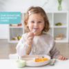 Picture of Bumkins Sleeved Bib for Girl or Boy, Baby and Toddler for 6-24 Mos, Essential Must Have for Eating, Feeding, Baby Led Weaning Supplies, Long Sleeve Mess Saving Food Catcher, Soft Fabric, Boho Beige