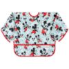 Picture of Bumkins Disney Bibs, Baby and Toddler Girls and Boys 6-24 Months, Long Sleeve, Essential Must Have for Eating, Feeding, Mess Saving Lightweight Waterproof Fabric Sleeved Smock, Mickey Mouse Classic