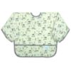 Picture of Bumkins Sleeved Bib for Girl or Boy, Baby and Toddler for 6-24 Mos, Essential Must Have for Eating, Feeding, Baby Led Weaning Supplies, Long Sleeve Mess Saving Food Catcher, Soft Fabric, Llama Green