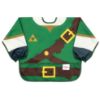Picture of Bumkins Sleeved Bib for Girl or Boy, Baby and Toddler for 6-24 Mos, Essential Must Have for Eating, Feeding, Baby Led Weaning Supplies, Long Sleeve Mess Saving Food Catcher, Nintendo Legend of Zelda