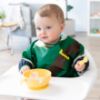 Picture of Bumkins Sleeved Bib for Girl or Boy, Baby and Toddler for 6-24 Mos, Essential Must Have for Eating, Feeding, Baby Led Weaning Supplies, Long Sleeve Mess Saving Food Catcher, Nintendo Legend of Zelda