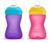 Picture of Philips AVENT My Grippy Spout Sippy Cup with Soft Spout and Leak-Proof Design, Pink/Purple, 10oz, 2pk, SCF801/22