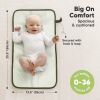 Picture of Portable Diaper Changing Pad - Waterproof Foldable Baby Changing Mat - Travel Diaper Change Mat - Lightweight Changing Pads for Baby - Baby Changer - Machine Washable (Dark Olive)