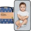 Picture of Portable Diaper Changing Pad - Waterproof Foldable Baby Changing Mat - Travel Diaper Change Mat - Lightweight Changing Pads for Baby - Baby Changer - Machine Washable (Pets & Paws)