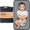 Picture of Portable Diaper Changing Pad - Waterproof Foldable Baby Changing Mat - Travel Diaper Change Mat - Lightweight Changing Pads for Baby - Baby Changer - Machine Washable (Black Geo)