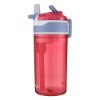 Picture of ConntigoKids Spill Proof Water Bottle, Very Convenient 2-in-1, Snack(4 Oz) + Drink Container(13 Oz) Tumbler Water Bottle - Pink & Purple - 2 Bottles