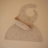 Picture of mushie Silicone Baby Bib | Adjustable Fit Waterproof Bibs (Bees)