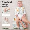 Picture of Yoofoss Baby Sleep Sack 0-6 Months 0.5 TOG Baby Wearable Blanket, 100% Cotton Infant Toddler Sleeping Sack 2-Way Zipper Lightweight Sleep Sack, Giraffe