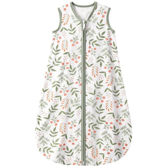 Picture of Yoofoss Baby Sleep Sack 0-6 Months 0.5 TOG Baby Wearable Blanket, 100% Cotton Infant Toddler Sleeping Sack 2-Way Zipper Lightweight Sleep Sack, Flower