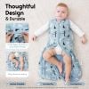Picture of Yoofoss Baby Sleep Sack 0-6 Months 0.5 TOG Baby Wearable Blanket, 100% Cotton Infant Toddler Sleeping Sack 2-Way Zipper Lightweight Sleep Sack, Deer