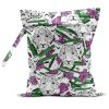 Picture of zcyxuuw Wet Bag, Wet Dry Bag, Wet Bag for Swimsuit, Travel, Beach, Pool, Diapers, Dirty Yoga Gym Clothes, Makeup Bag, Waterproof Tropical Palm Leaves Decor Jungle Palm Leaf Favors