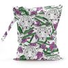 Picture of zcyxuuw Wet Bag, Wet Dry Bag, Wet Bag for Swimsuit, Travel, Beach, Pool, Diapers, Dirty Yoga Gym Clothes, Makeup Bag, Waterproof Tropical Palm Leaves Decor Jungle Palm Leaf Favors