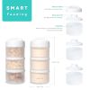 Picture of Termichy Stackable Formula Dispenser Portable Milk Powder Container, 2 Pack, White