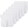 Picture of Looxii Muslin Burp Cloths 100% Cotton Muslin Cloths Large 20''x10'' Extra Soft and Absorbent 6 Pack Baby Burping Cloth Pure White