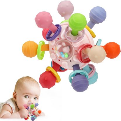Picture of TOHIBEE Baby Montessori Sensory Toys for 0-6 6-12 Months, Baby Teether Teething Toys for Babies 0 3 6 9 12 18 Months, Newborn Infant Learning Developmental Toys Gifts for 1 2 Year Old Boys Girls