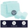 Picture of 16 Pack Baby Washcloths - Luxury Coral Fleece - Extra Absorbent and Soft Wash Clothes for Newborns, Infants and Toddlers - Suitable for Sensitive Skin and New Born-Baby Shower-Frozen Blue,10x10 Inch