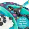 Picture of The First Years Baby Shark Dinnerware Set - Toddler Plates and Bowls Set - Includes 1 Toddler Plate, Toddler Bowl, and Toddler Fork and Spoon - 4 Count, Blue, (Y11693AZ1)