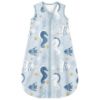 Picture of Yoofoss Baby Sleep Sack 0-6 Months 0.5 TOG Baby Wearable Blanket, 100% Cotton Infant Toddler Sleeping Sack 2-Way Zipper Lightweight Sleep Sack, Seahorse