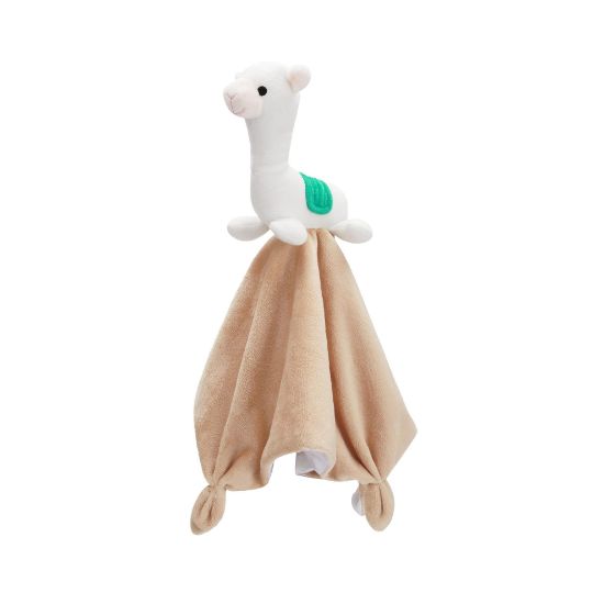 Picture of Pro Goleem Llama Security Blanket Soft Loveys for Babies for Boys and Girls Newborn Lovie Infant Blankie Llama Baby Stuff Baby Snuggle Toy Stuffed Animal Baby Gifts 14 Inch