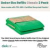 Picture of Diaper Dekor Pail Refills for Classic Original & Eko Diaper Pails, 2 Pack Unscented| Extra Thick Refills Made With 70% Recycled Materials