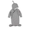 Picture of Newborn Infant Baby Girl Boy Gowns Sleeping Bag Pajamas Coming Home Outfits Swaddle Blanket Cotton Nightgown Sleepwear (L-Cotton Sleeping Bag Grey, 0-6 Months)
