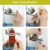 Picture of Door Lever Lock (2 Pack) - Prevents Toddlers from Opening Doors - Easy One-Hand Operation for Adults - Durable ABS with 3M Adhesive Backing - No Tools Needed for Install