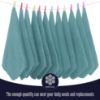 Picture of 16 Pack Baby Washcloths - Luxury Coral Fleece - Extra Absorbent and Soft Wash Clothes for Newborns, Infants and Toddlers - Suitable for Sensitive Skin and New Born - Baby Shower - Teal, 10x10 Inch