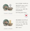 Picture of FRIGG Daisy Natural Rubber Baby Pacifier | Made in Denmark | BPA-Free (Cream/Poppy, Size 1) 2-Pack