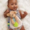 Picture of Itzy Ritzy - Itzy Lovey Including Teether - Baby Lovey with Teether, Textured Ribbons & Dangle Arms - Features Crinkle Sound, Sherpa Fabric and Minky Plush (Puppy)