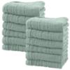 Picture of SWEET DOLPHIN 12 Pack Baby Muslin Washcloths - Soft Face Cloths for Newborn, Absorbent Bath Wash Cloths, Wipes, Burp Rag - Toddlers Essentials Stuff, Baby Registry as Shower -10"x10", Green