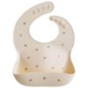 Picture of mushie Silicone Baby Bib | Adjustable Fit Waterproof Bibs (Crowns)