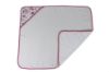 Picture of Cudlie Buttons & Stitches Baby Girl 3 Pack Rolled/Carded Hooded Towels in Crisp Blossom Print (GS71728)