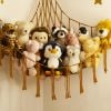 Picture of Stuffed Animal Hammock-Large Stuffed Animal Net For Toys Corner-Hanging Stuff Animal Toy Storage Organizer For Plush Plushie Display Caramel Toy Storage Girl Room Bedroom Boho Nursery Decor