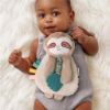 Picture of Itzy Ritzy - Itzy Lovey Including Teether - Baby Lovey with Teether, Textured Ribbons & Dangle Arms - Features Crinkle Sound, Sherpa Fabric and Minky Plush (Sloth)