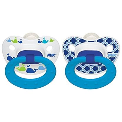 Picture of NUK Marrakesh & Whales Puller Pacifier in Boys, 18-36 Months