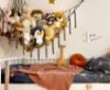 Picture of mirolam Stuffed Animals Hammock Net Corner-Hanging Stuff Animal Toy Storage Organizer for Plush Plushie Room Bedroom Nursery Decor Toy Storage Organization