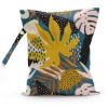Picture of zcyxuuw Wet Bag, Wet Dry Bag, Wet Bag for Swimsuit, Travel, Beach, Pool, Diapers, Dirty Yoga Gym Clothes, Makeup Bag, Waterproof Tropical Palm Leaves Decor Jungle Palm Leaf Favors