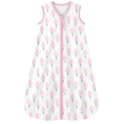 Picture of Yoofoss Baby Sleep Sack 0-6 Months Wearable Blanket for Babies 100% Cotton TOG 0.5 Toddler Sleeping Sack, Ice Cream(Small)
