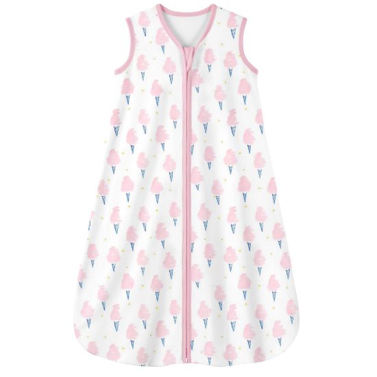 Picture of Yoofoss Baby Sleep Sack 0-6 Months Wearable Blanket for Babies 100% Cotton TOG 0.5 Toddler Sleeping Sack, Ice Cream(Small)