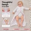 Picture of Yoofoss Baby Sleep Sack 0-6 Months Wearable Blanket for Babies 100% Cotton TOG 0.5 Toddler Sleeping Sack, Ice Cream(Small)