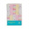 Picture of Spasilk Washcloth Wipes Set for Newborn Boys & Girls, Soft Terry Washcloth Set, Pack of 20, Pink Lines, 20 Pack
