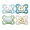 Picture of MAM Original Day & Night Pacifiers, Binky Pacifier for 0-6 Months, BPA-Free Silicone, Glows in The Dark, Best for Newborn Babies, Developed with Medical Experts, 4 Count Binkies