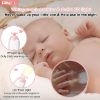 Picture of Baby Nail Trimmer Electric, FANSIDI Baby Nail File Infant Nail Clippers with 10 Grinding Pads 8 Sandpapers for Newborn Infant Toddler or Adults Toes Fingernails Care - AA Battery Operated (White/Pink)