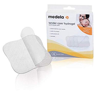Picture of Medela Soothing Gel Pads for Breastfeeding, 4 count, Tender Care Hydrogel Pads, Advanced Nipple Therapy, Instant Cooling Relief for Tender Nipples, Reusable (Limited Edition)
