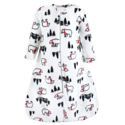 Picture of Hudson Baby Unisex Baby Plush Sleeping Bag, Sack, Blanket, Long-Sleeve Winter Bear, 18-24 Months