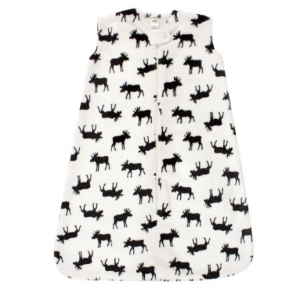 Picture of Hudson Baby Unisex Baby Plush Sleeping Bag, Sack, Blanket, Sleeveless Moose, 12-18 Months