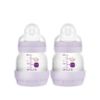 Picture of MAM Easy Start Anti-Colic Baby Bottles, Extra Slow Flow, Breastfeeding-Like Silicone Nipple Bottle, Reduces Colic, Gas, & Reflux, Easy-to-Clean, BPA-Free, Vented Baby Bottles for Newborns, 0-3 Months