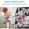 Picture of Cabinet Locks Baby Proofing Child Safety Cabinets Locks 10 Packs, No Tools or Drilling Needed Safety Drawer Locks for Drawers, Cabinets, Closets